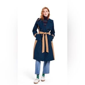La Ligne x Target Side Stripe Trench Coat M